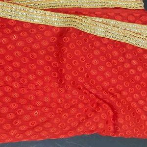 Cotton Blend Women Fashion Wear Saree