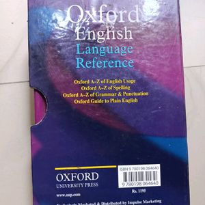 Oxford English Language reference Indian Edition