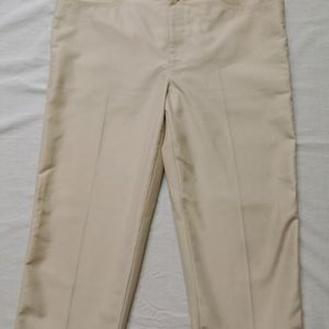 Beige Formal Pants