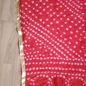 Jaipuri Printed With Golden Work Dupatta