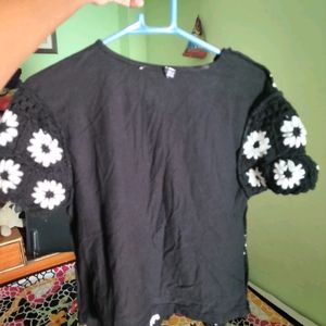 Crochet Sunflower Top