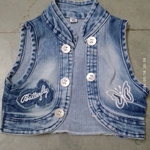 Baby Girl Denim Jacket Dress