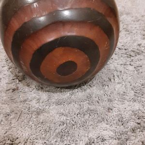 Rustic Wooden Vase