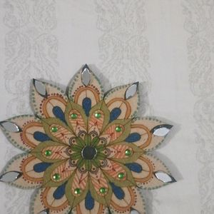 3 Wooden Rangoli Patch 4"