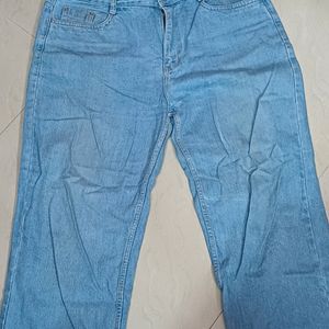 Light Blue Straight Fut Jeans