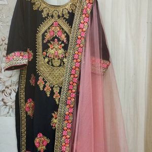 New Embroidered Sharara Set