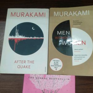 Murakami And Toshikazu Kawaguchi 3 Books Set