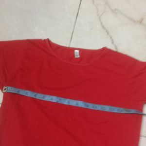 Red Crop Top New