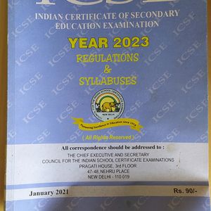 icse rules and regulations book for class 10