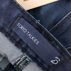 Women's Jeans (Dark Blue Skinny Fit )