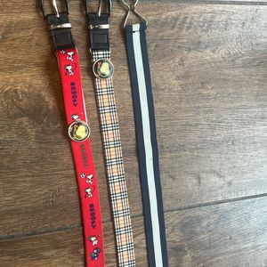 Set of 3 Unisex Belts Kids- Stretchable