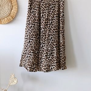 H&M Stylish Leopard Print Skirt