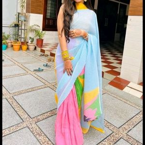 Deepika Padukone Fam Saree 🌈