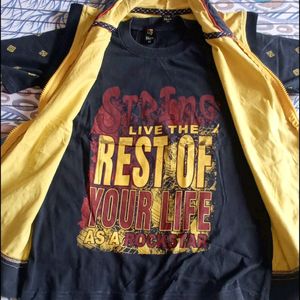 T-shirt With Jacket