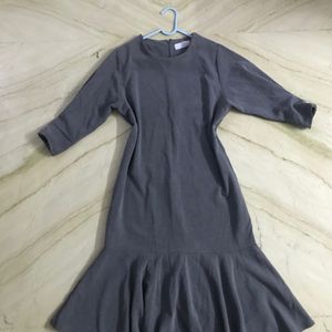 Korean Dress in Grey Size M