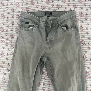 SPLASH DENIM SKINNY JEANS FIT GREY