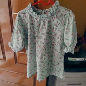 High Neck Top In New Condition