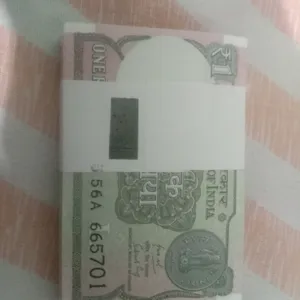 One Rupee Note Bundle