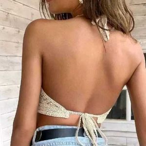 NEW CROCHETS PADDED BRALETTE TOP