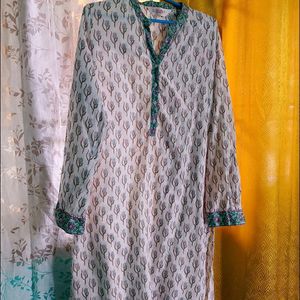 Biba  High Low Cotton Kurta