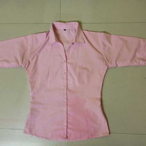 Pink Formal shirt For womens