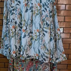 Combo Of Vanhusan Jeans WITH  Floral Top