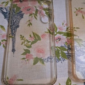 Combo Of 2 Mobile Cases Transparent