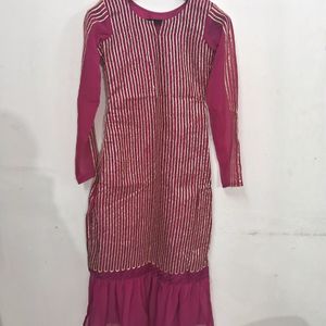 PINK KURTA SET