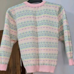 Baby Pink French Sweater