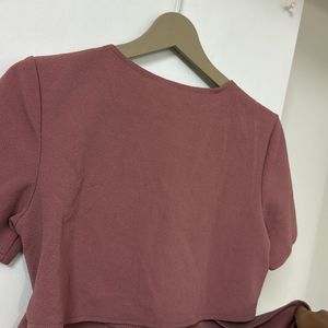 Dusty Pink Crop Top