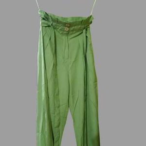 Women Linen Top Pant Set