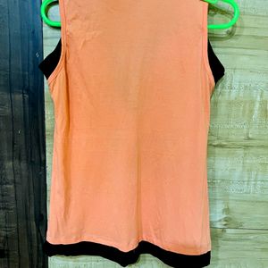 Sleeveless Orange T-shirt