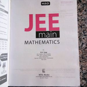 MTG JEE Main Mathematics 2015 Edition