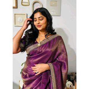 Pure Soft tissue Zari Saree❤