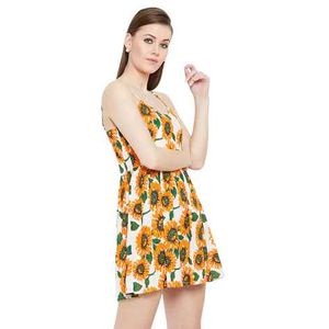 Sunflower Print Dress