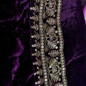 Pakistani Velvet Dress ( Full Stitched)