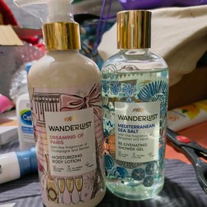 Nykaa Wanderlust Shower Gel & Body Lotion Combo