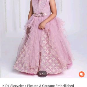 B'day Party Long Frock For Kids