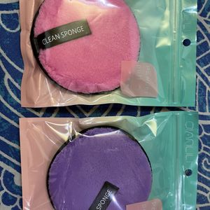 Cleansing Flat Sponge With Razors Pack Of 2