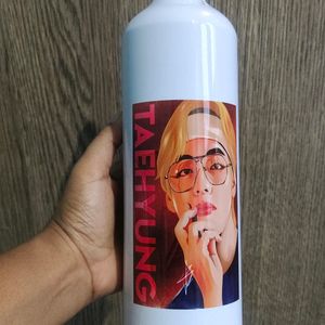 600ml Water Bottle:BTS Taehyung Art Printed