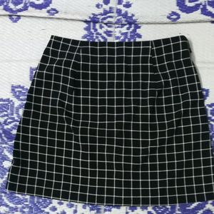 Black short skirt