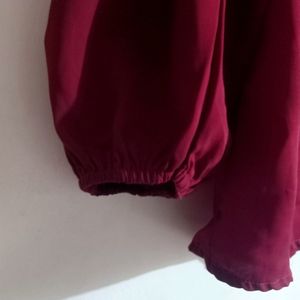 Maroon Top For Women