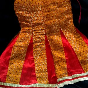 Chaniya Choli With Duatta For 2 / 3 Years Old Girl