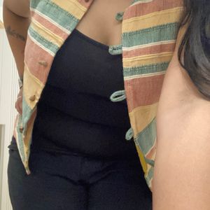 Sleeveless Jacket Ethnic