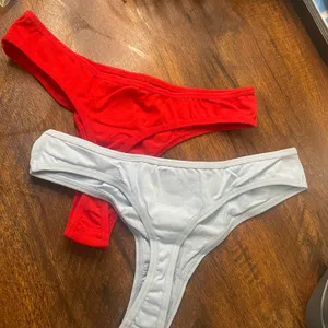 Cotton Thong Panty Combo of 2