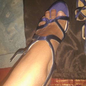 Blue Pencil Heels