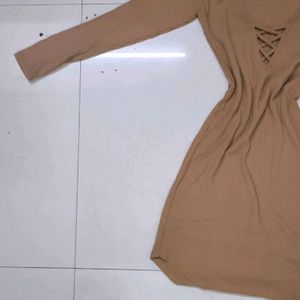 Nude Bodycon Dress