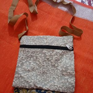 Sling Bag  Of Embroidery Work Cloth....