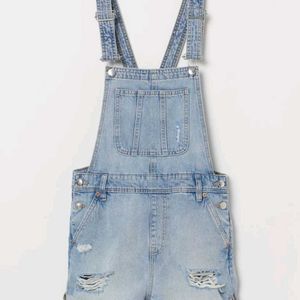 Denim Short Dungaree