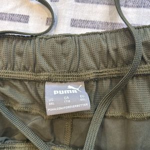 Puma Olive Green Track Pant Xxl